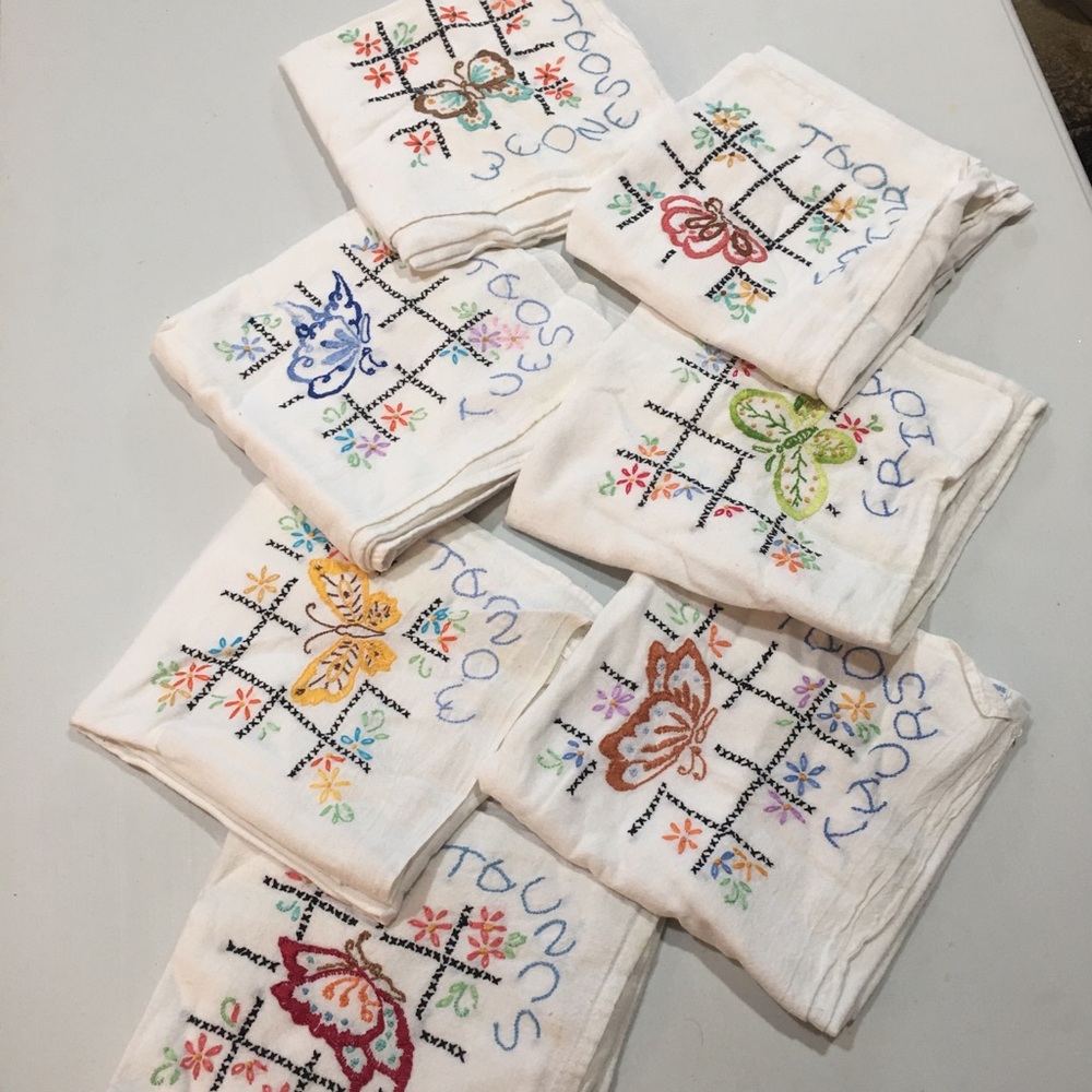 Days of the week Dishtowels